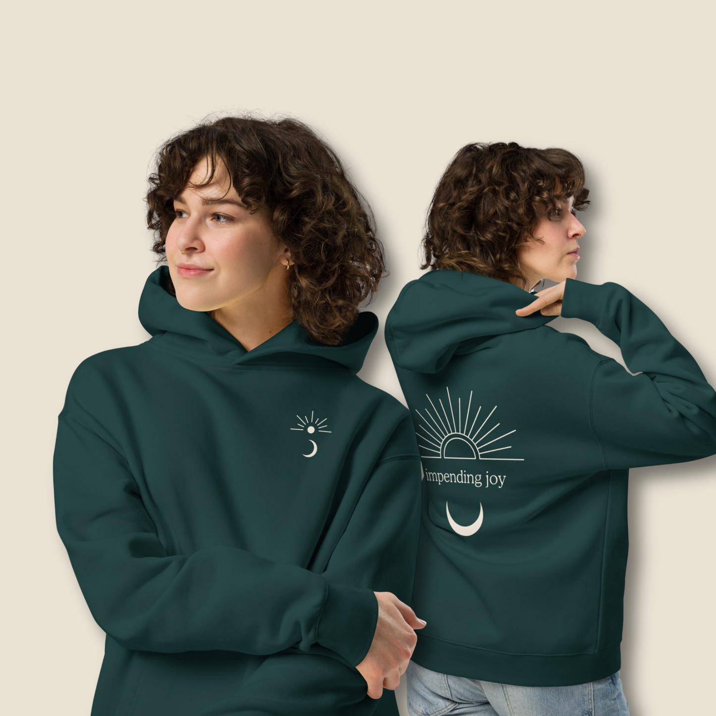 Impending Joy Premium Oversized Hoodie