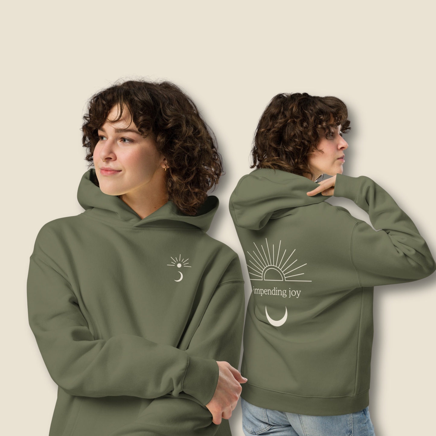 Impending Joy Premium Oversized Hoodie