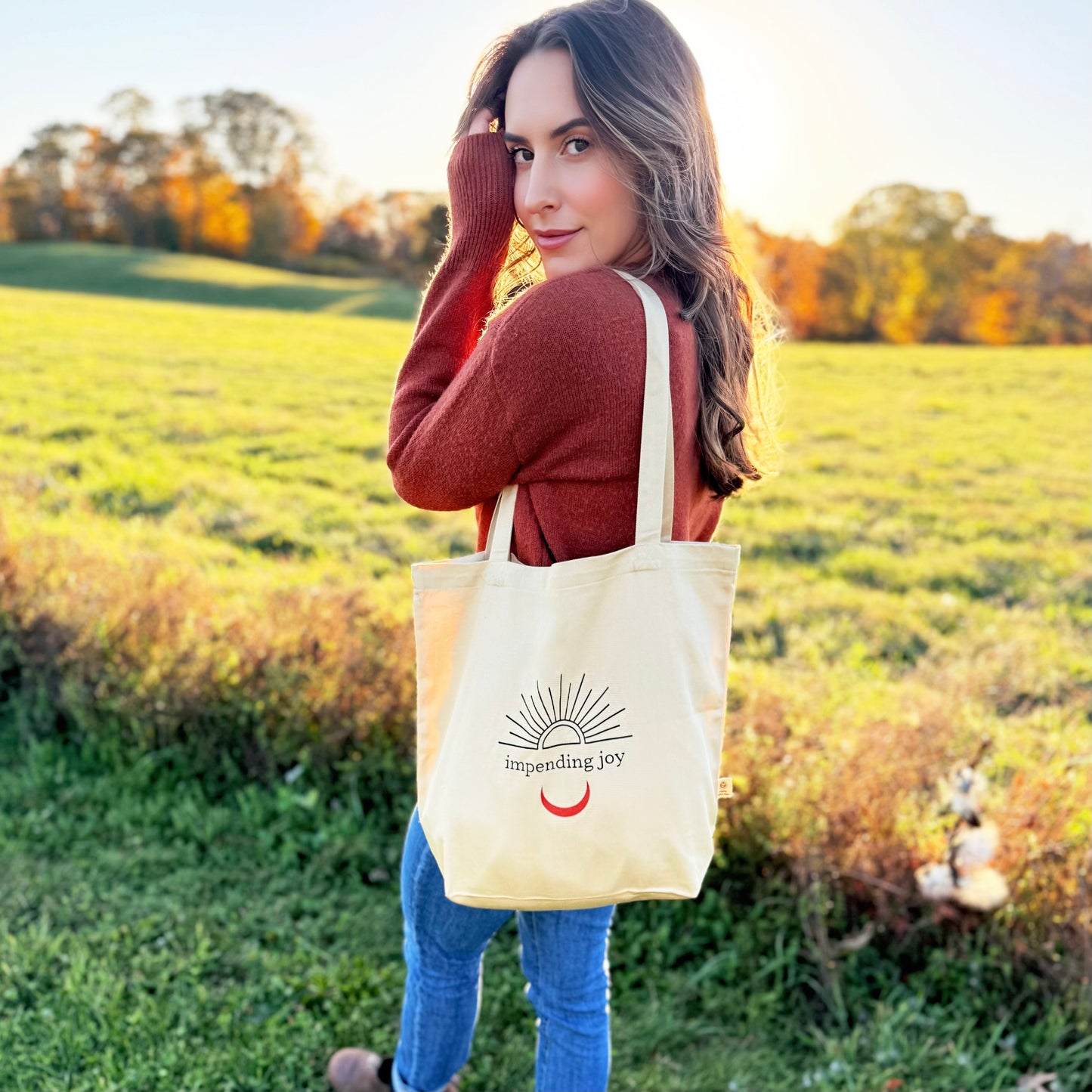 Impending Joy Organic Tote Bag
