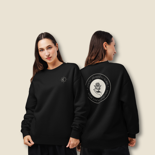 Permission to Grow Premium Crew Sweatshirt