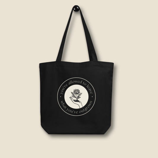 Permission to Grow Organic Tote Bag
