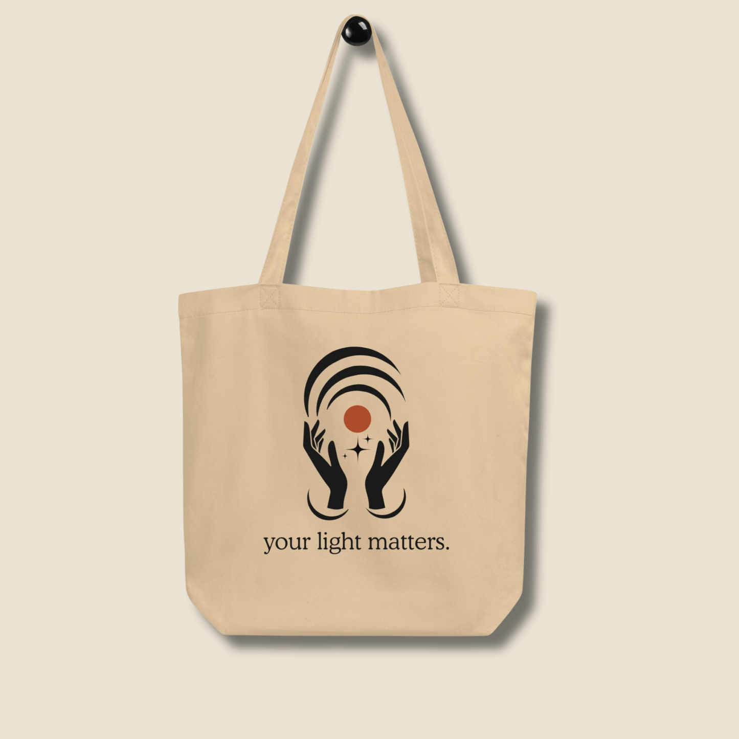 Your Light Matters Organic Tote Bag