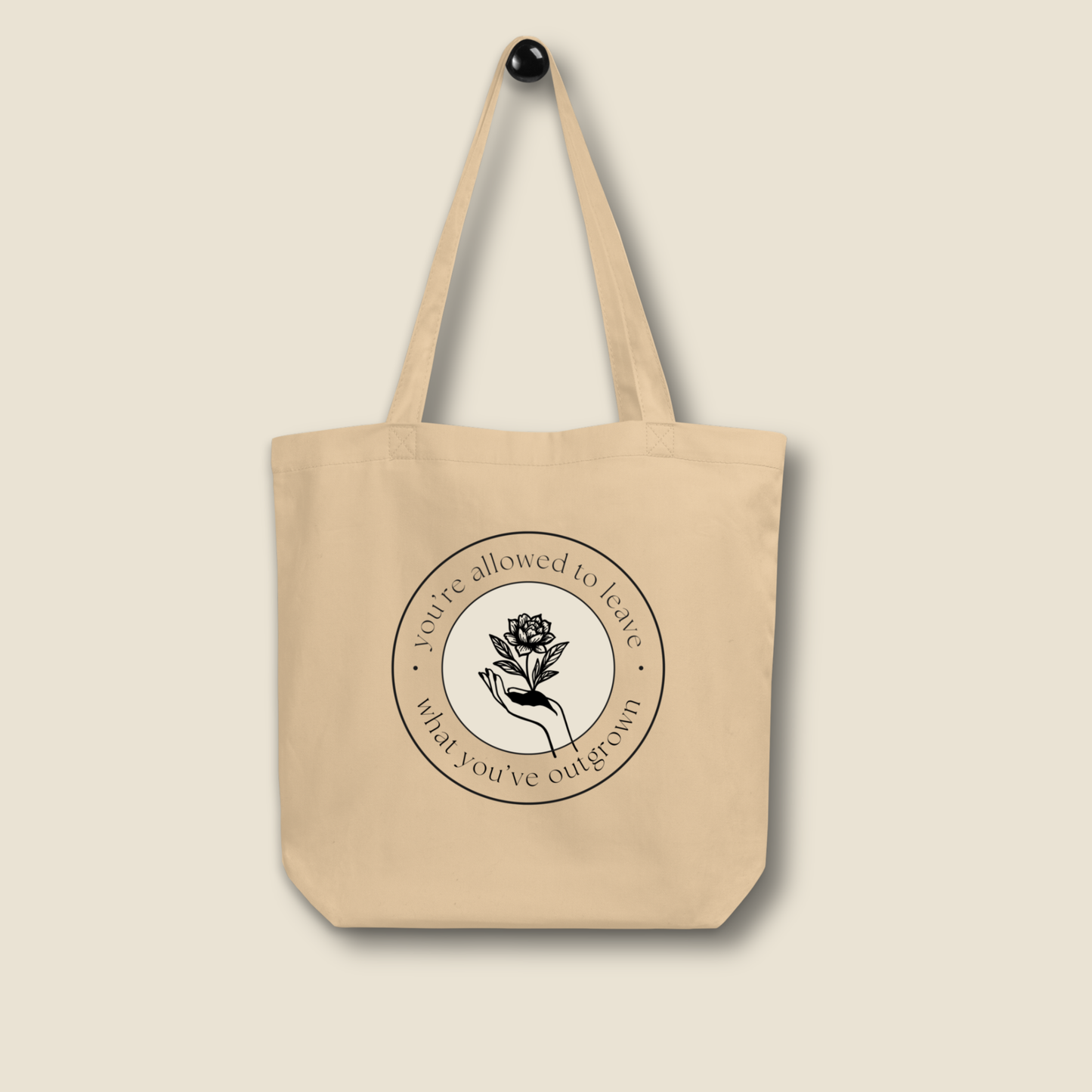 Permission to Grow Organic Tote Bag