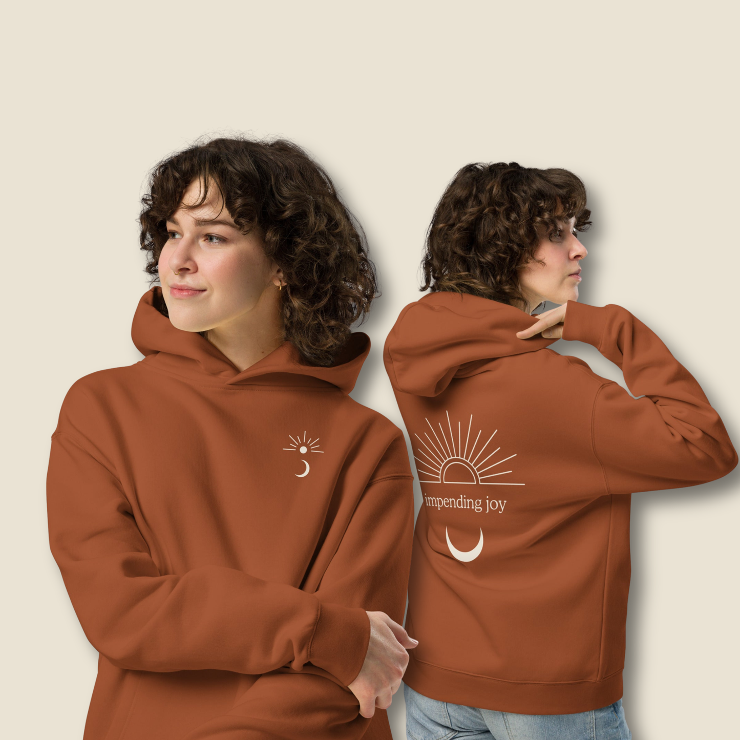 Impending Joy Premium Oversized Hoodie