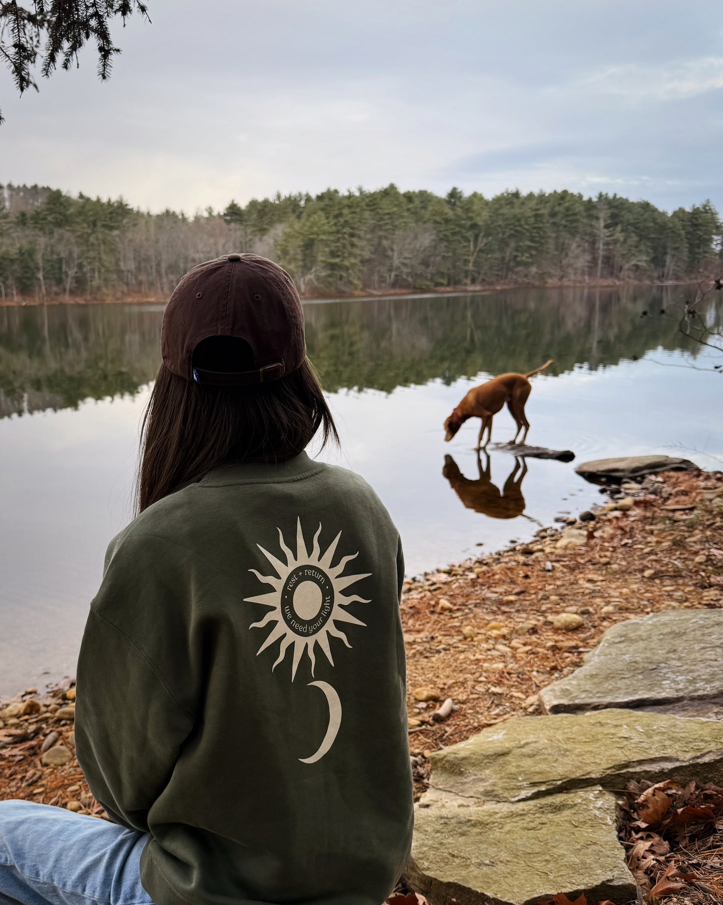 Rest + Return Premium Crew Sweatshirt