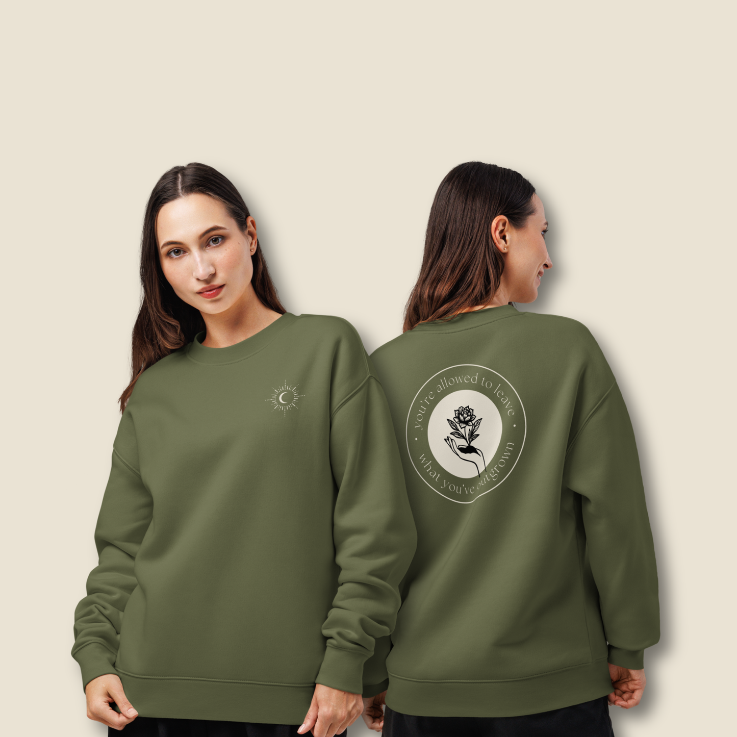 Permission to Grow Premium Crew Sweatshirt